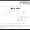 Kufleitner Maria 1926-2007 Todesanzeige